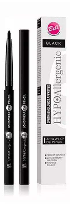 Hypoallergenic eye pencil long black HYPO Bell 01