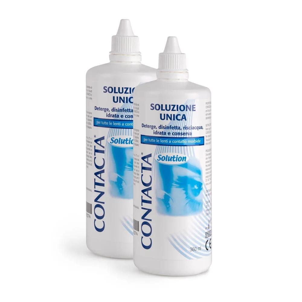 Contacta Soluzione Unica Isotonica 2 Confezioni 360 ml