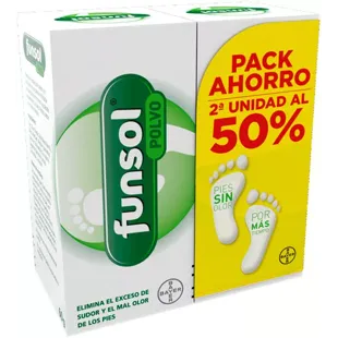 Funsol Desodorante em Pó para Pés 2x60 gr (2º com 50% de desconto)