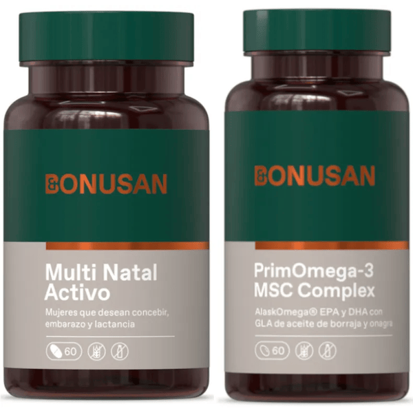 Bonusan Multi Natal Active + Complexe PrimOmega-3 MSC · Acheter | Atida