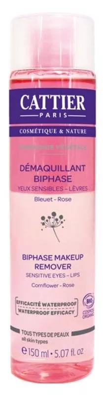 Cattier Biphasic Makeup Remover for Sensitive Eyes and Lips 150 ml