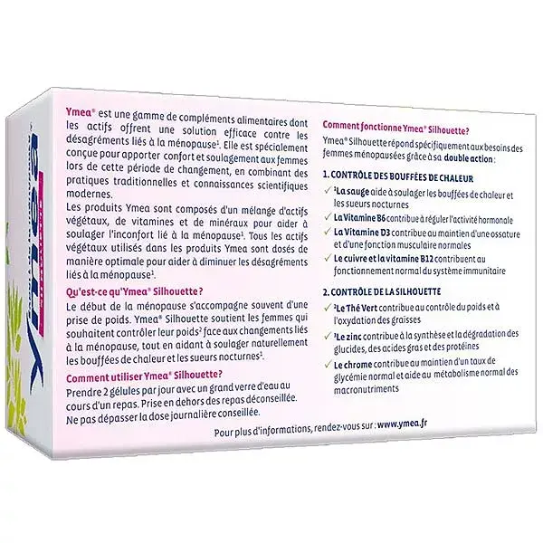 Yméa Menopáusia & Silueta 128 comprimidos
