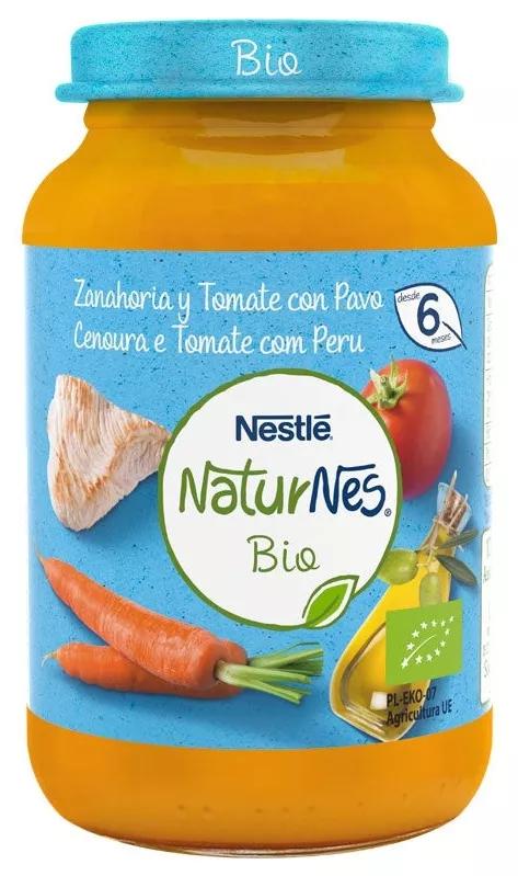 Naturnes Nestlé Tarrito Zanahoria y Tomate con Pavo Bio +6m 200 gr