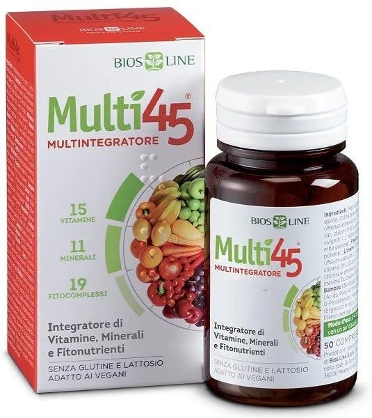 BiosLine Multi45 Integratore Micronutrienti 50 Compresse