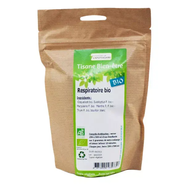 Le Comptoir de L'apothicaire Organic Respiratory Herbal Tea 100g