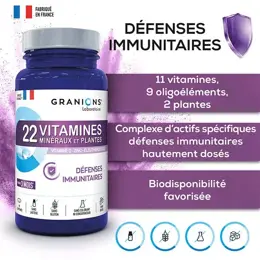 Granions 22 Vitamines Défenses Immunitaires 90 comprimés