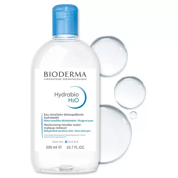 Bioderma Hydrabio H2O Eau Micellaire Hydratante Peaux Déshydratées 500ml