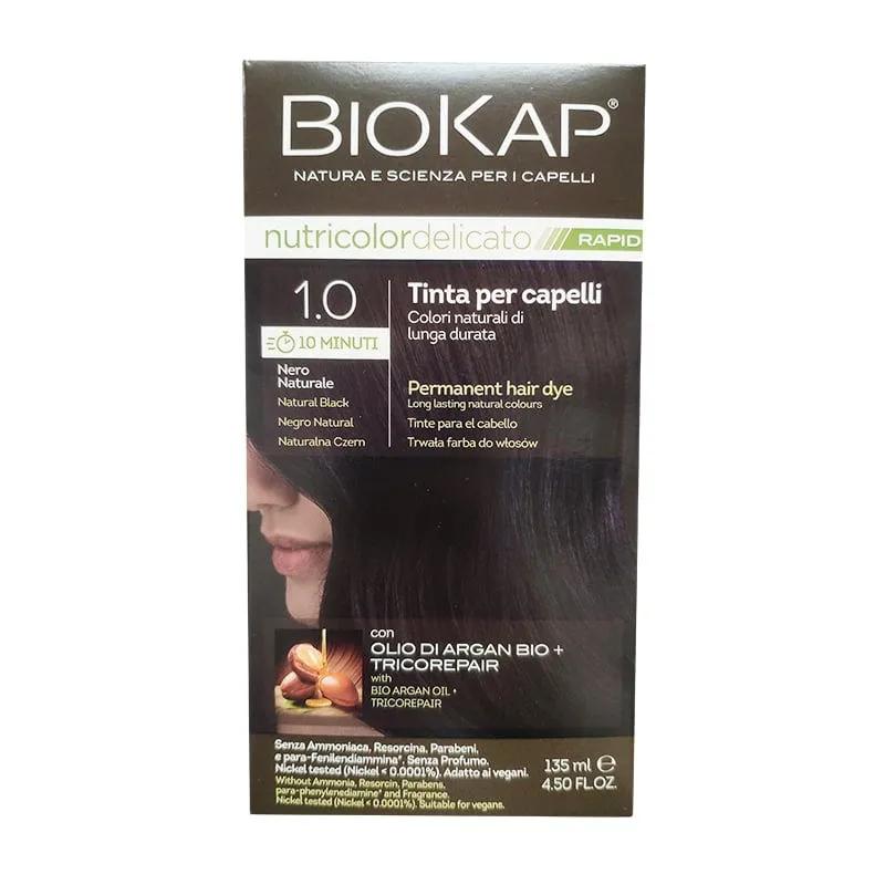 Biokap Nutricolor Delicato Rapid 1.0 Nero 135 Ml