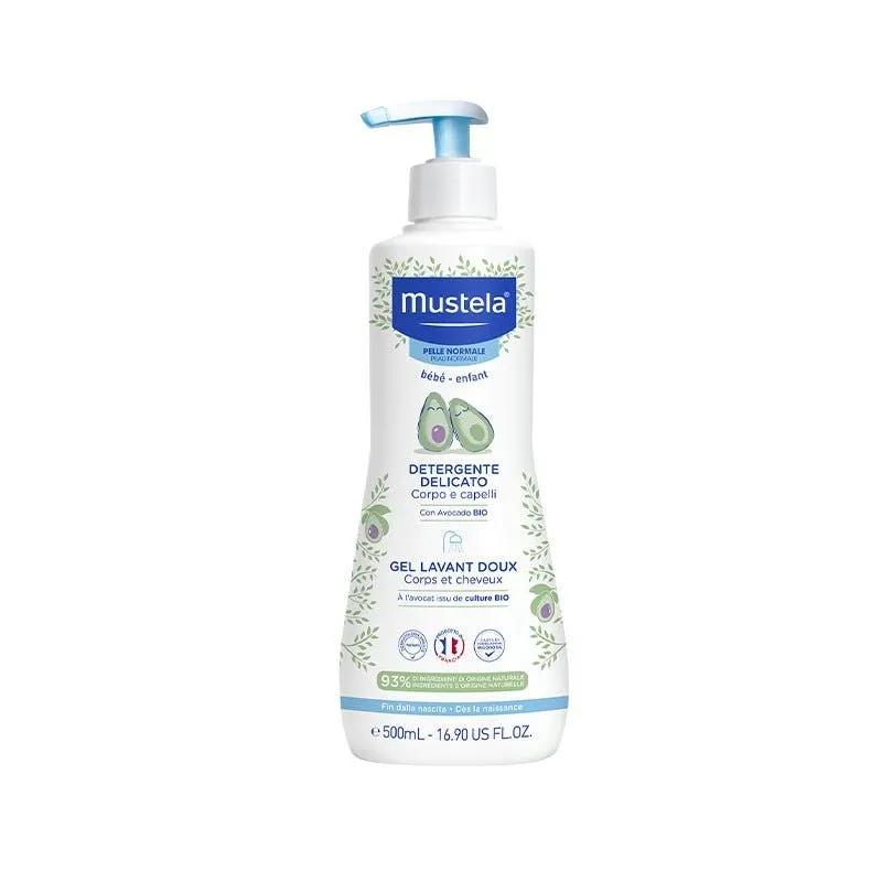 Mustela Detergente Delicato Corpo e Capelli Neonati e Bambini 500 ml