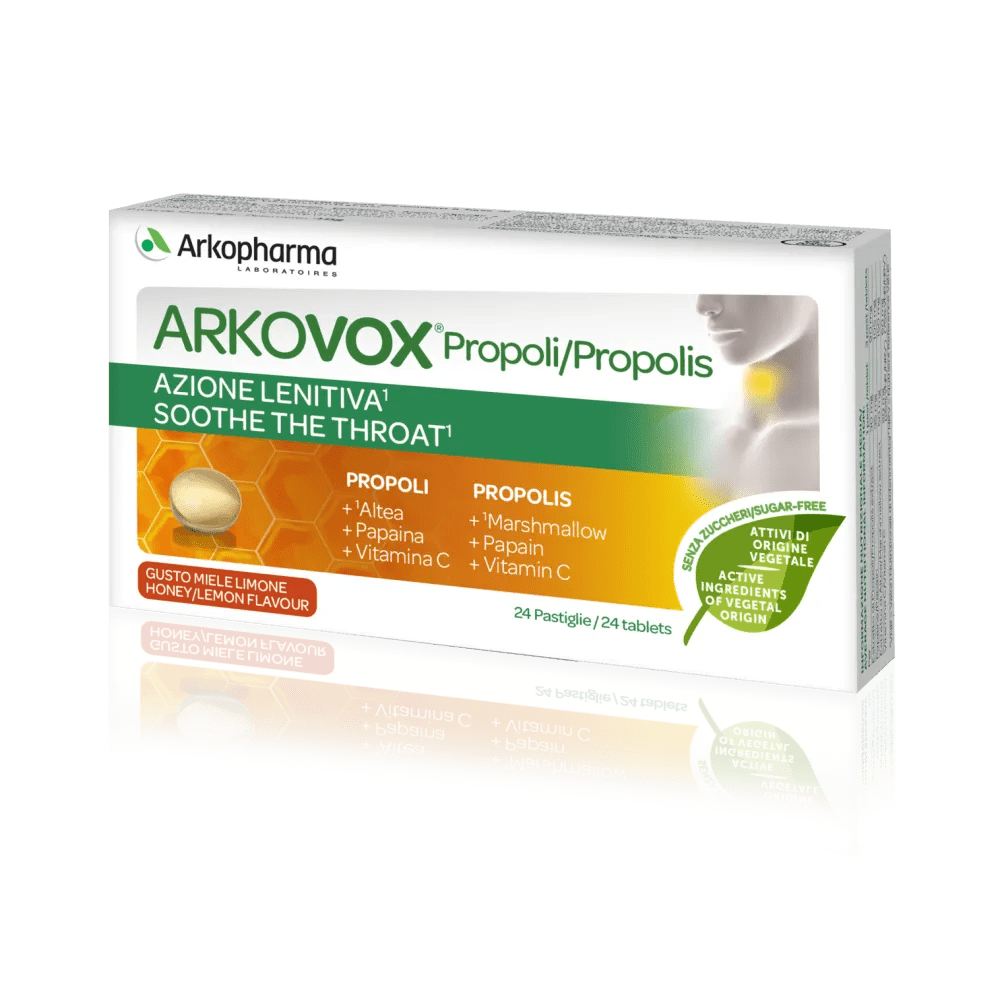 Arkovox Propoli Miele & Limone Naso e Gola 24 Compresse