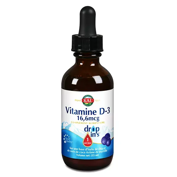 Kal Vitamin D3 10 mcg Liquid 53ml