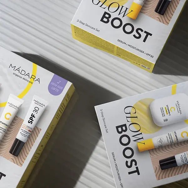 Madara Cosmetics Coffret Soins Glow Boost en 3 étapes 60ml