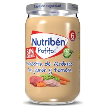 NUTRIBEN TERNERA CON VERDURA POTITO GRANDOTE 250 G