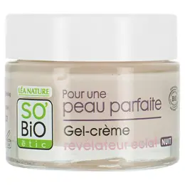 So'Bio Étic Pour une Peau Parfaite Gel-Crème Révélateur Éclat Nuit Bio 50ml