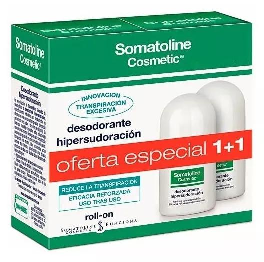 Somatoline Cosmetic Desodorizante Hipersuor Roll-on 2x40 ml