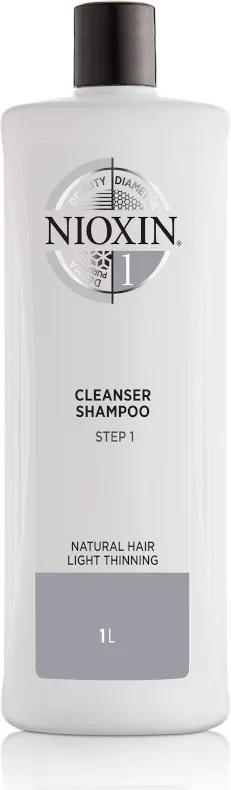 Nioxin System 1 Shampoo Para Cabelos Finos Naturais E Enfraquecidos 1000Ml