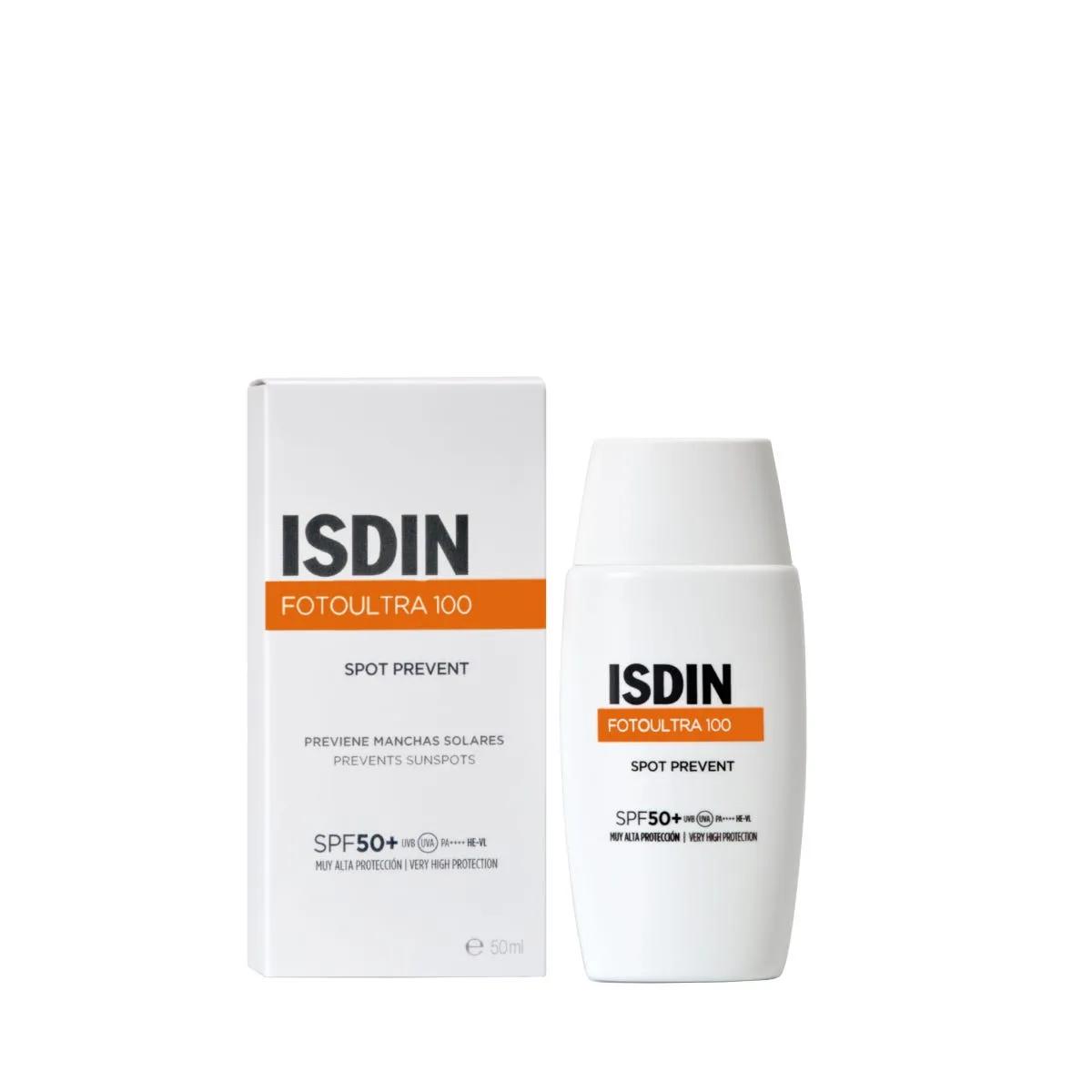 ISDIN FotoUltra 100 Spot Prevent Fusion Fluido Solare Contro le Macchie 50 ml