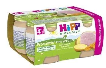 Hipp Bio Omogeneizzato Multipack Prosciutto Con Verdure 4 Pezzi X 80 G