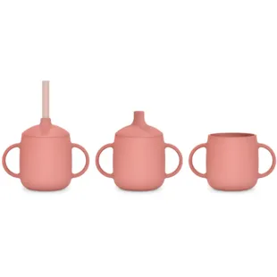 Suavinex Colour Essence 3-in-1 Silicone Learning Cup Pink +6m