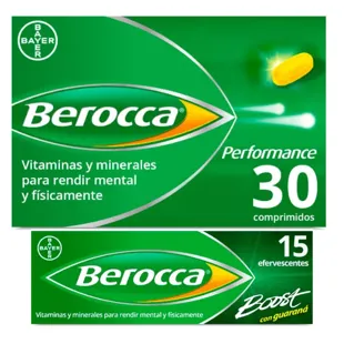 Berocca Performance Vitamine und Performance Orangengeschmack 30 Brausetabletten + Berocca Boost 15 Tabletten SPARFORMAT