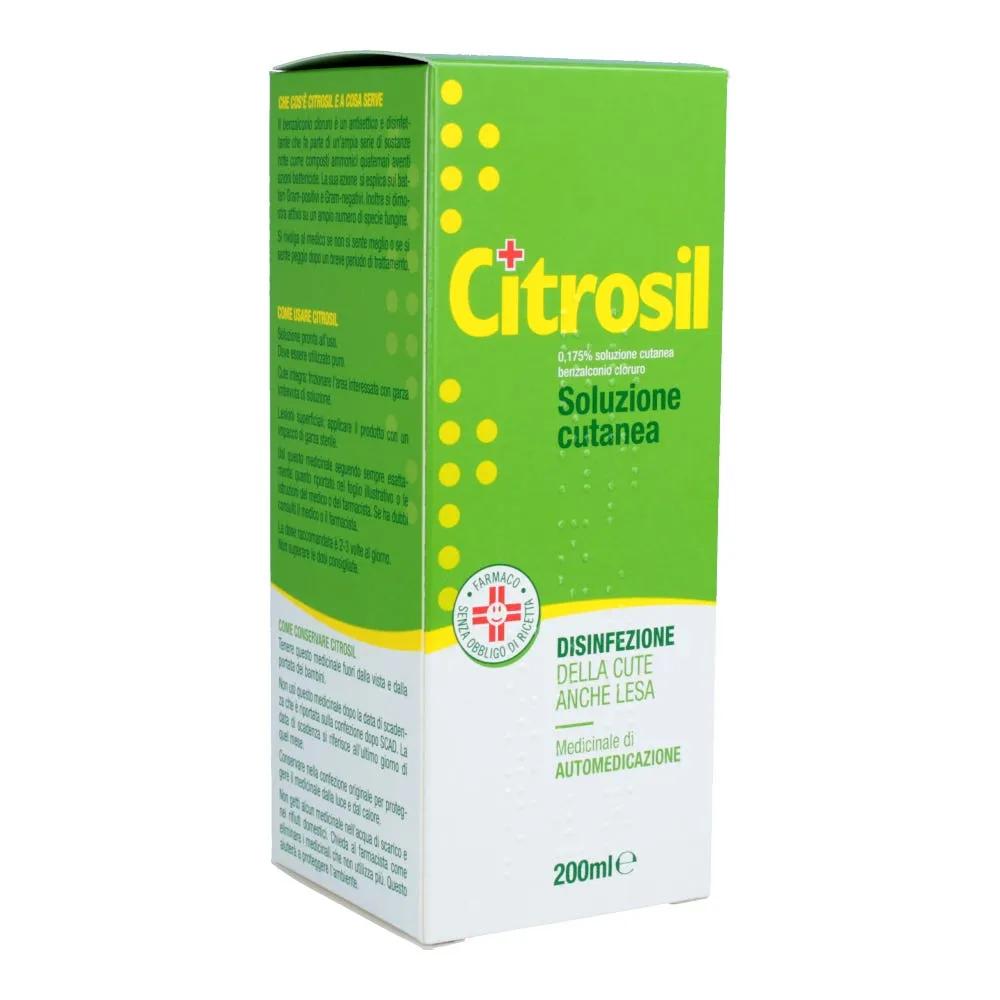 Citrosil Soluzione Cutanea Disinfettante 0,175% Benzalconio cloruro 200 ml