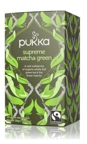 Pukka Chá Bio Supreme Matcha Verde 20 Saquinhos