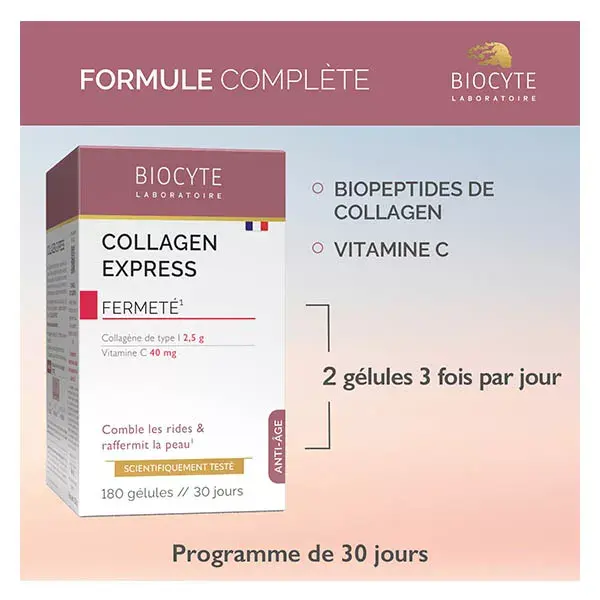 Biocyte Collagen Express Tonicità Rughe 180 pillole