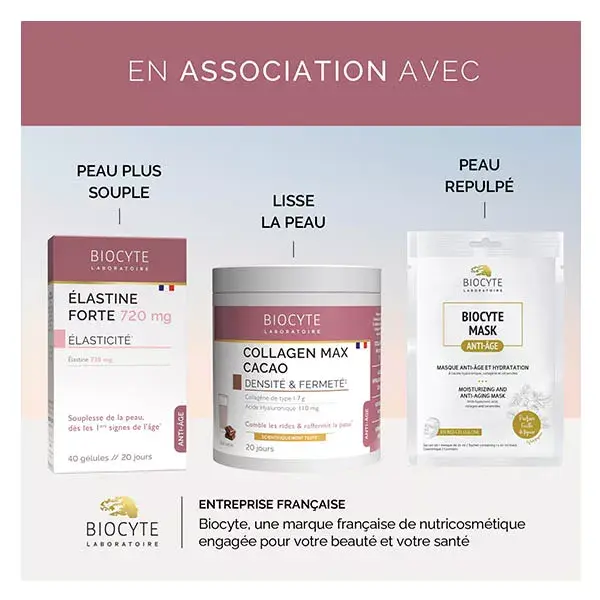 Biocyte Tenseur Forte Anti-Age Retend & Raffermit la Peau 40 gélules