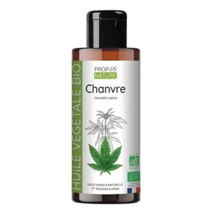 Olio vegetale di canapa biologico per aromaterapia e fitoterapia Propos' Nature 100ml
