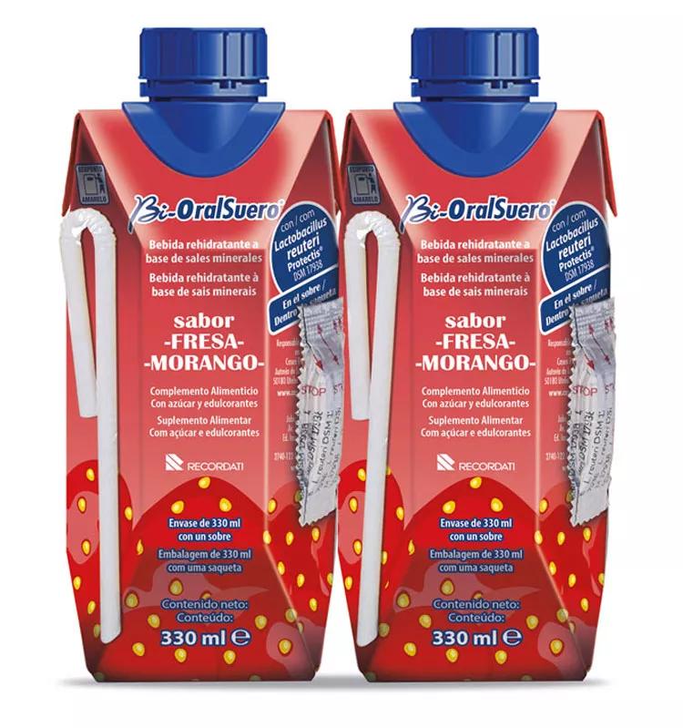 Bi-Oral Sérum Probiotique Goût Fraise Lot de 3 x 200 ml