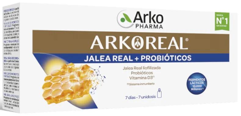 Arkopharma Arkoreal Koninginnegelei + Probiotica + Vit. D3 7 Doses