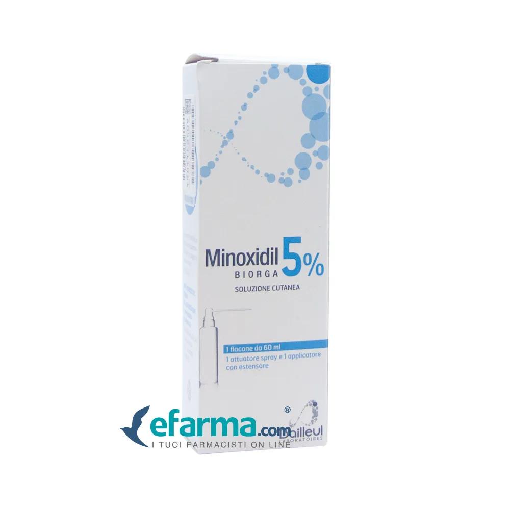 Minoxidil Biorga 5% Soluzione Cutanea 60 ml