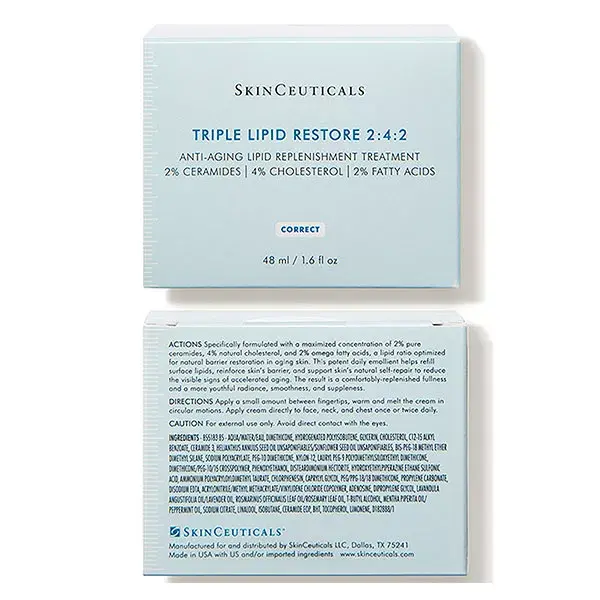 SkinCeuticals Anti-Âge Triple Lipid Restore 2:4:2 Crème Anti-Rides Visage 48ml