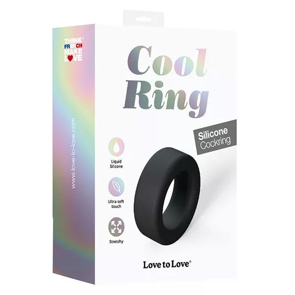 Anillo Love to Love Cool Onyx Negro