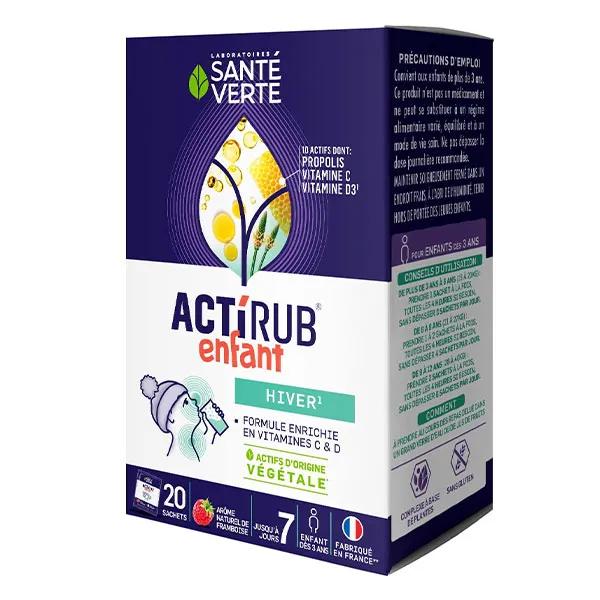 Santé Verte Acti Rub Inmunidad Infantil Sabor Frambuesa 20 sobres