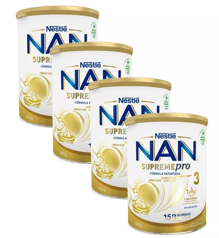 Nestlé Nan Supreme 3 Leite de Crescimento 4x800 gr
