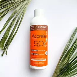 Acorelle Recharge Spray Solaire Enfants Bio SPF50 150ml