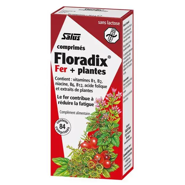 Salus Floradix Hierro + Plantas 84 comprimidos