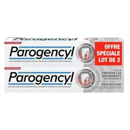 Parogencyl Dentifrice Prévention Gencives Blancheur Lot de 2 x 75ml