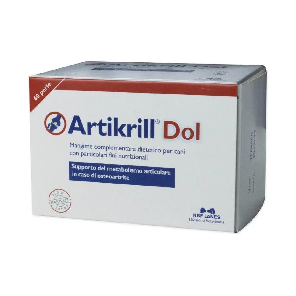 Artikrill Dol Cane Integratore per la salute delle articolazioni del cane 60 perle