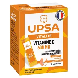 UPSA Vitamine C 500mg sans Sucres 10 sachets