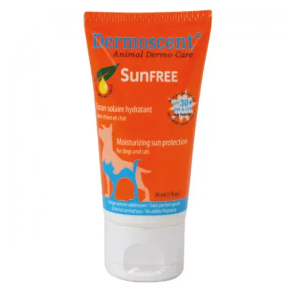 Dermoscent Sunfree Protection Solaire Chien Chat Crème Externe 30ml