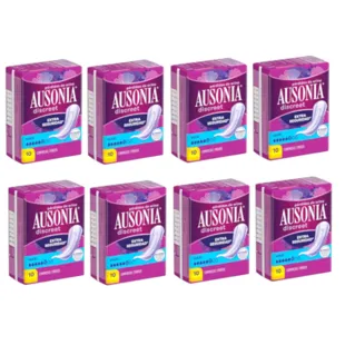 Compressa Maxi para perda de urina Ausonia Discreet feminina 8x10 unidades