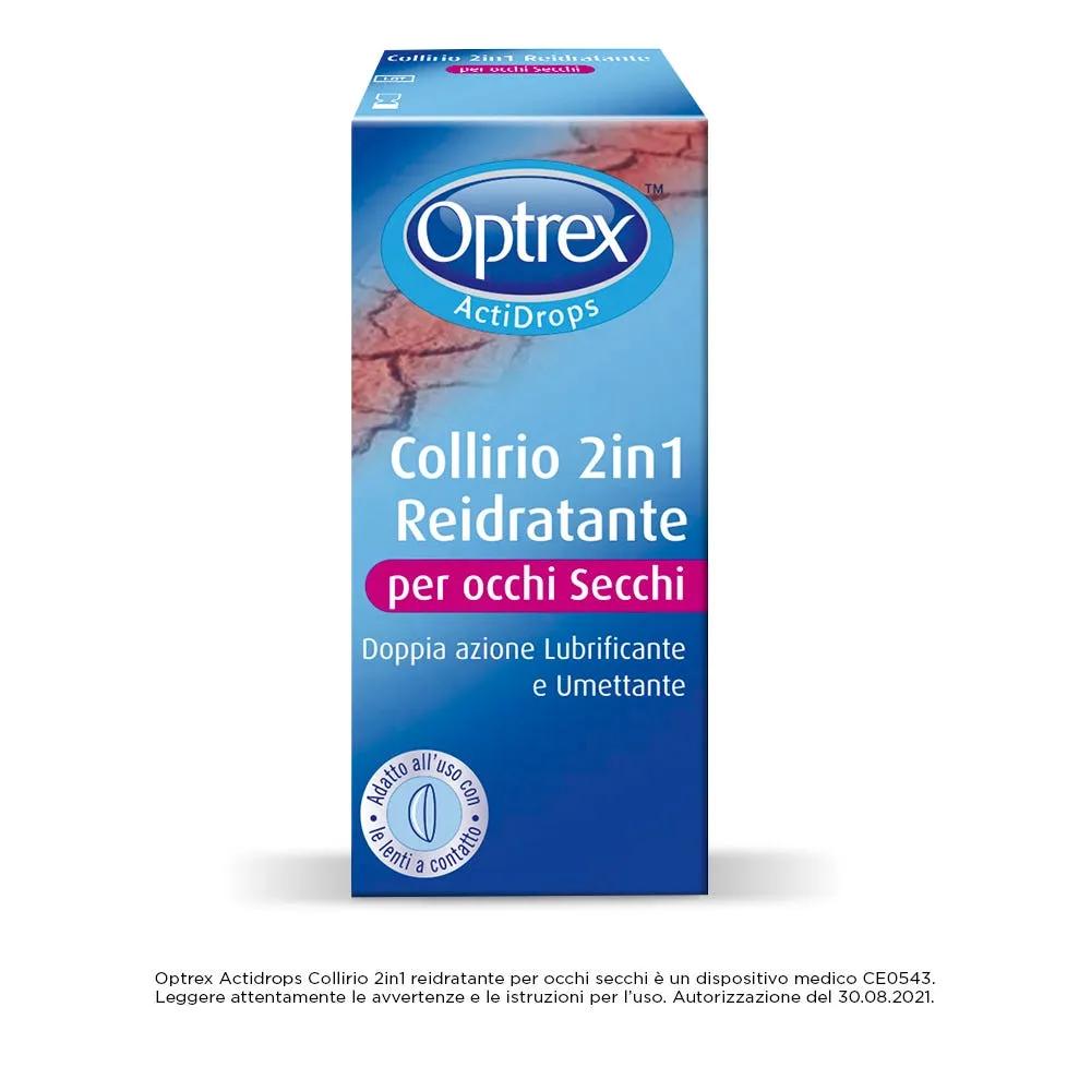 Optrex Actidrops 2in1 Collirio Reidratante Occhi Secchi 10 ml