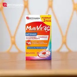 Forté Pharma Multivit' 4G Défenses 60 comprimés