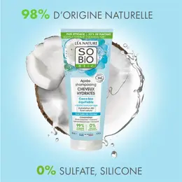 So'Bio Étic Cheveux Hydratés Après-Shampoing Coco & Acide Hyaluronique Bio 200ml