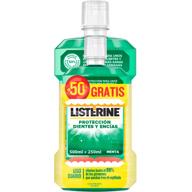 Listerine Dientes y Encías Enjuague Bucal 500 ml + 250 ml