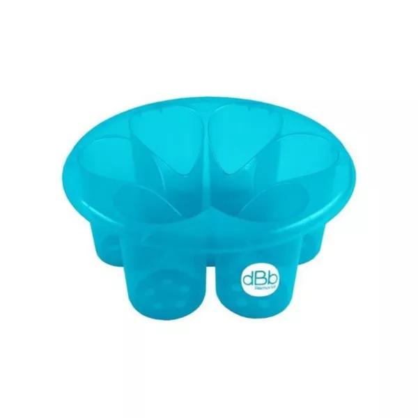 dBb Remond Porta Biberons Gocciolatoio Fiore Turchese Translucido