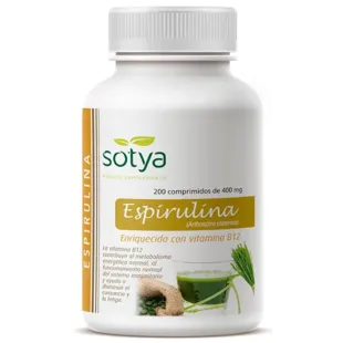 Spirulina 400 mg Sotya 200 Tablets