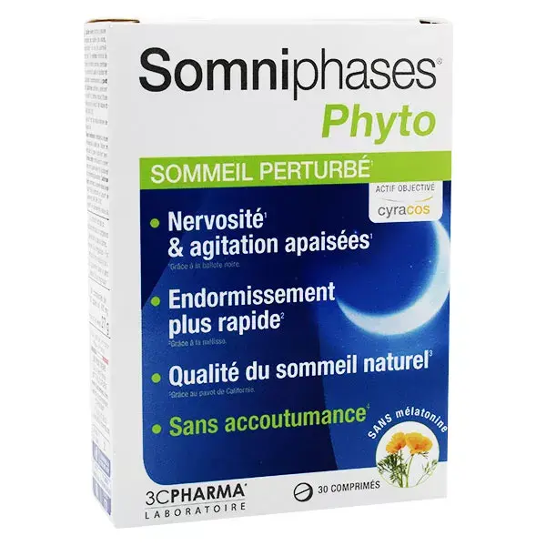 3C Pharma Somniphases Phyto 30 tablets